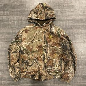 Real Tree Camo Hooded Hunting Jacket